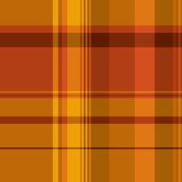 Mix fabric pattern plaid, refresh textile tartan texture. Composition seamless check background in orange and bright colors. vector