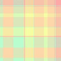Layered textile texture pattern, delicate background seamless tartan. Curtain plaid check fabric in orange and light colors. vector