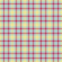 Thread tartan texture textile, christmas background seamless pattern. Indoor fabric check plaid in light and red colors. vector