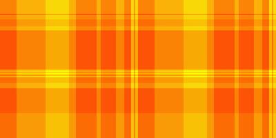Vibrant orange and yellow plaid pattern. Perfect for backgrounds, textiles, or autumnal designs. This bold geometric texture evokes warmth and energy. vector