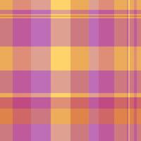 Vibrant pastel plaid pattern in soft yellows, oranges, and purples. Perfect for textile designs, website backgrounds, or scrapbooking projects. vector