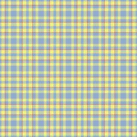 Vibrant pastel plaid pattern in yellow, light blue, and red. Perfect for textile design, website backgrounds, or crafting projects. vector