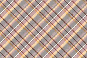 Elegant diagonal plaid pattern in soft pastel hues. Perfect for textile design, website backgrounds, or crafting projects. This subtle yet stylish design evokes feelings of warmth and comfort. vector