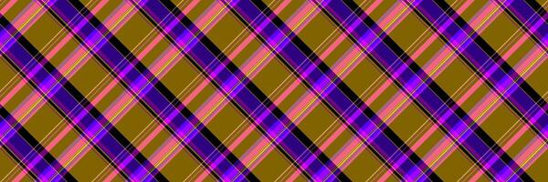Real fabric seamless textile, cloth check texture tartan. Garment background plaid pattern in yellow and bright colors. vector