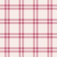 Elegant blush pink and cream plaid pattern. Perfect for website backgrounds, textile designs, or crafting projects. Subtle texture adds visual interest, conveying sophistication and timeless style. vector