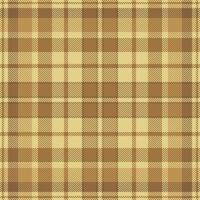 Elegant beige and brown plaid pattern. Perfect for textile design, apparel, or website backgrounds. Evokes warmth, comfort, and rustic charm. Versatile image for various design projects. vector