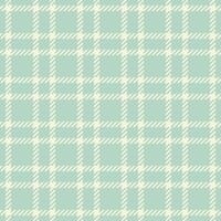 Elegant pastel green and cream plaid pattern. Perfect for textile design, wrapping paper, scrapbooking, and website backgrounds. vector