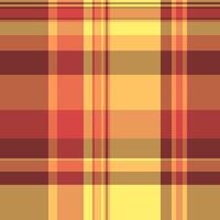 Warmtoned plaid pattern, perfect for fallthemed designs. Vibrant yellows, oranges, and reds create a cheerful and inviting texture. vector