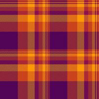 Suit textile background check, household seamless plaid. Horizon texture tartan fabric pattern in purple and red colors. vector