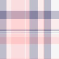 Bandana check pattern, classical plaid textile seamless. Harmony fabric background tartan texture in white and light colors. vector