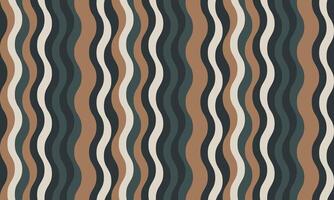 Stylish abstract wavy stripes in earthy tones. Perfect for website backgrounds, textile prints, or packaging design. vector
