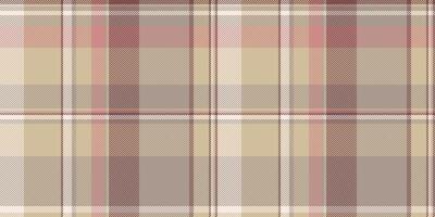 Subtle earthtoned plaid pattern, perfect for textile designs, website backgrounds, or autumnal themed projects. This seamless texture evokes feelings of warmth, comfort, and classic style. vector