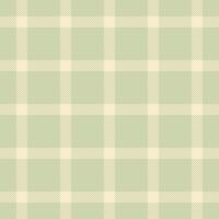 Elegant sage green and cream plaid pattern. Perfect for textile design, website backgrounds, stationery, and more. vector
