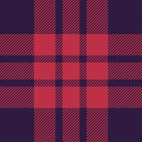 Vibrant red and deep purple plaid pattern. Perfect for textile design, fashion, website backgrounds, or seasonal projects. vector