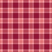 Elegant coral and burgundy plaid pattern. Perfect for textile designs, website backgrounds, or crafting projects. vector