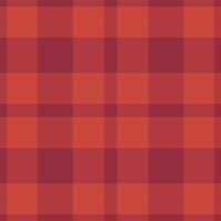 String texture check fabric, dining background seamless . Male plaid tartan pattern textile in red color. vector