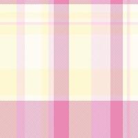 Beautiful background pattern textile, purity fabric tartan check. Anniversary seamless texture plaid in lemon chiffon and ivory colors. vector