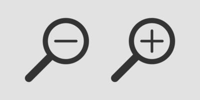 Magnifying lens icon. Zoom loupe sign, find symbol. tool vector