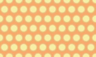 Vibrant pastel orange and yellow sunburst pattern. Perfect for website backgrounds, textile design, or playful branding. Seamless repeat tile makes it versatile for various projects. vector