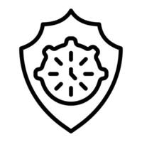Reliability Glyph Icon Design For Personal And Commercial Use vector