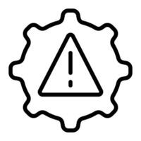 Risk Management Glyph Icon Design For Personal And Commercial Use vector