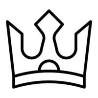 Crown Glyph Icon Design For Personal And Commercial Use vector