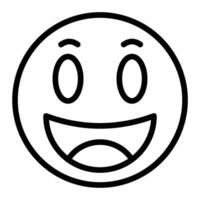 Smile Glyph Icon Design For Personal And Commercial Use vector