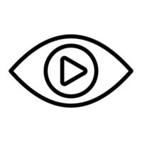 Viewer Line Icon Design vector