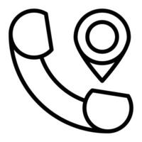Call Glyph Icon Design For Personal And Commercial Use vector