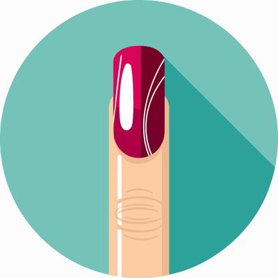 Nails with Color Paint