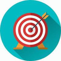 Target with Target Arrow vector