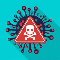 Virus with Error Screen vector