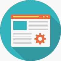 Website with Performance Icon vector