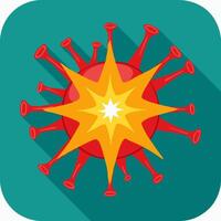 Virus with Exploding Star vector