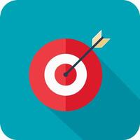 Target with Target Arrow symbol vector