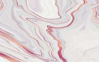 A white marble background with red and pink swirls vector