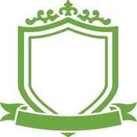 Traditional Knight Shield with Emblematic Heraldry vector