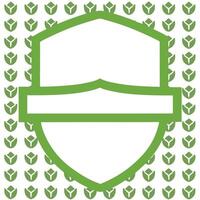 Corporate Security Shield Logo with a Futuristic Style vector