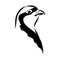 Stone partridge drawing vector