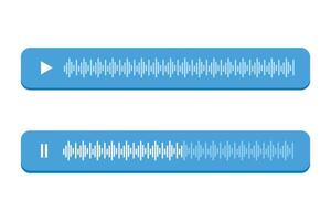 Voice message bubble with sound waves, depicting an active voice message in progress, ideal for audio message apps and communication platforms vector