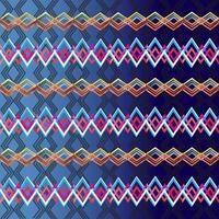 Multicolored geometric pattern blue gradient background vector