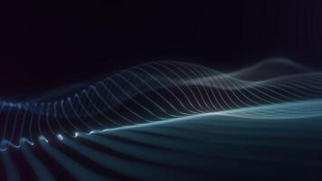 Abstract background with waves of light video
