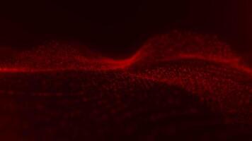 Abstract red wave background video