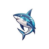 Underwater Apex Sleek Shark Graphics vector
