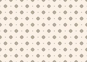 seamless pattern with small diamonds. Beige minimalistic background with dots and rhombus for textile, linen, shirts, blouses, scarf, silk. Subtle simple geometric backdrop vector