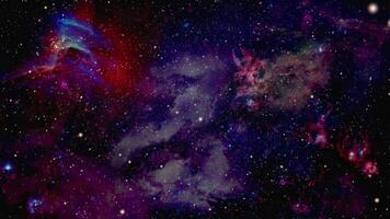 Outer Space Flight Animation video
