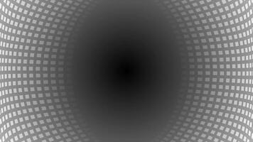 white color rotating square shapes 3d tunnel with blank space modern design loop able geometrical background video