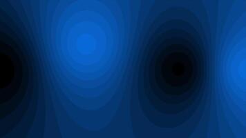 Royal blue and black circular wiggling abstract design Loop-able gradient background video