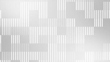 white appearing and disappearing square shapes with parallel lines gradient design loop able geometrical background video