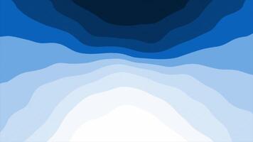 Royal blue color wiggling multiple shades gradient palette 3d depth abstract design loop able gradient background video